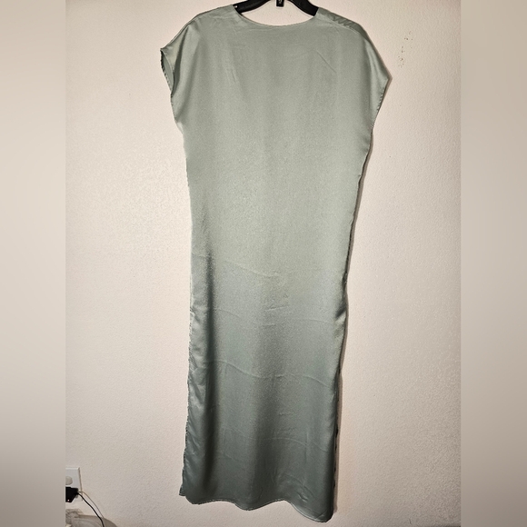 LBLC The Label Sleek Jade Green Cautilina V-Neck Dress Women's Size Large NWT - Picture 5 of 7